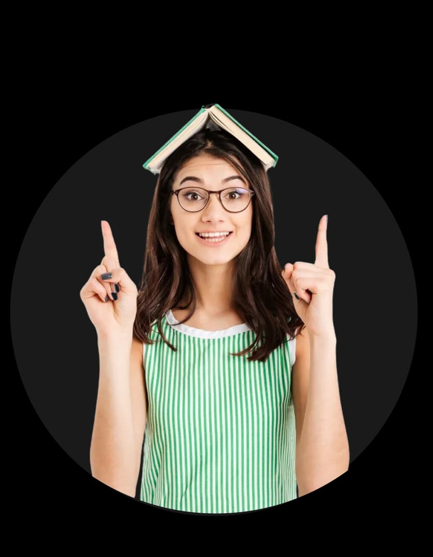 Smiling student with ideas, learning soft skills from people in tech