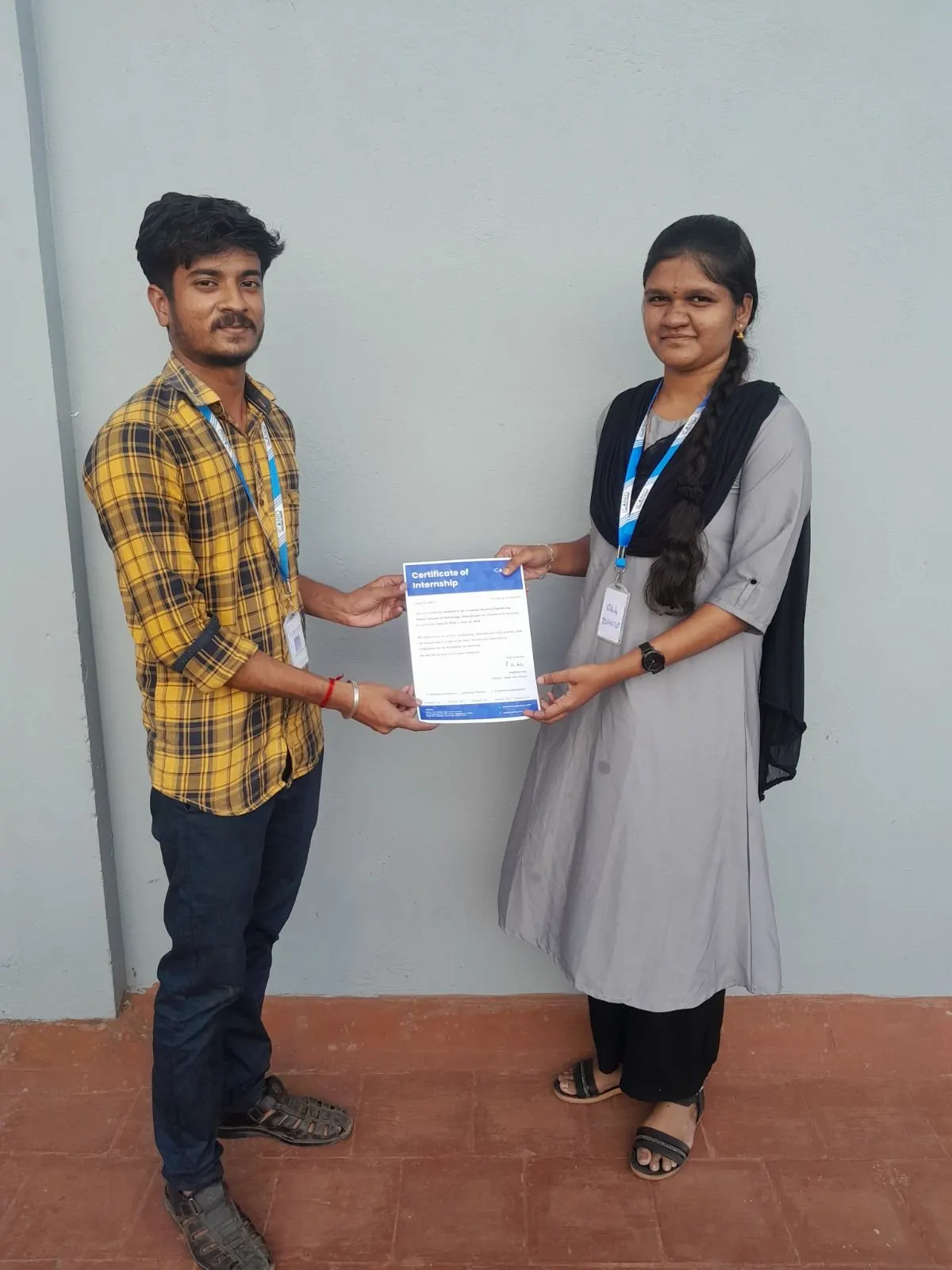 Harini M, React JS intern at Icanio Tech School